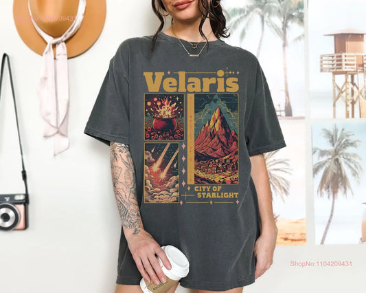 ACOTAR A Court Thorns and Roses - Velaris City of Starlight Comic Book T Shirt